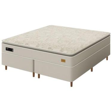 Imagem de Cama Box (Box + Colchão) Queen Umaflex Bipartida - de Molas Ensacadas 