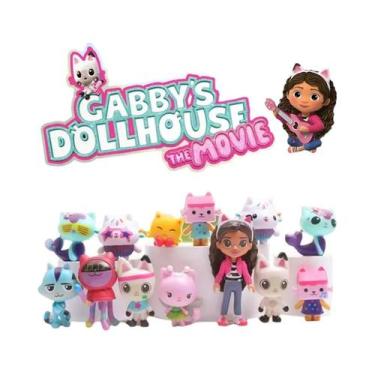 Imagem de Conjunto De Brinquedos De Figuras De Anime Gabby Dollhouse Com 13 Peça