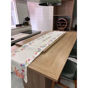 Imagem de Trilho De Mesa Decoração Pascoa, Caminho Mesa 4 Lugares - Fantasia Bra