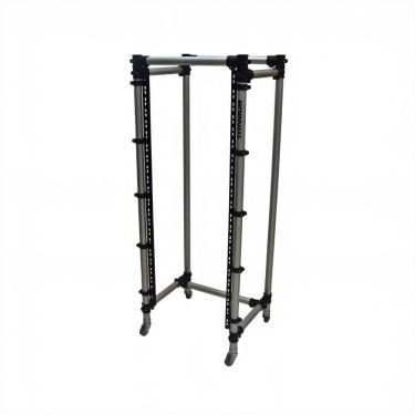 Imagem de Rack Titanium Suporte Torre Periférico RT-150 Profissional Djs Para 22 Periféricos Com Rodas