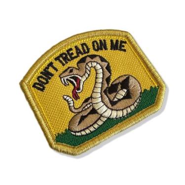 Imagem de M0149-001 Don't Tread On Me Patch Bordado 7x6cm - BR44