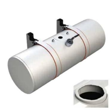 Imagem de Tanque Combustivel 155 L Inox 450 X 1080mm Lateral Completo - Amil Com