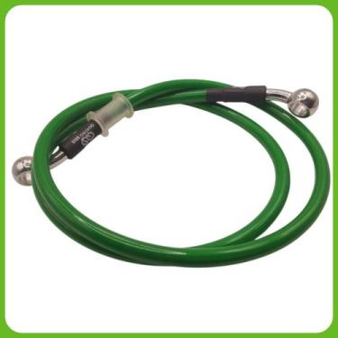 Imagem de Cabo De Mangueira De Freio Hidráulico 28 Graus 10mm Verde - Quatro Sei