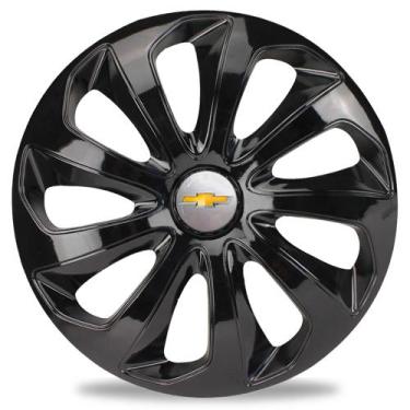 Imagem de Calota Esportiva Velox Aro 14 Preta Gm Meriva Montana Cobalt - Elitte