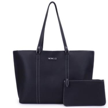 Imagem de Bolsa Grande feminina cabe notebook grande caderno bolsa faculdade tra