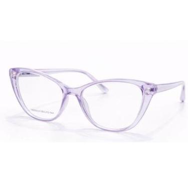 Imagem de Armação Para Óculos De Grau Feminina Leve Moderna Confortável-Feminino