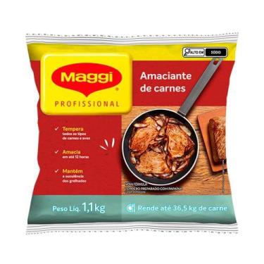 Imagem de Amaciante de Carne Maggi 1,1Kg - Embalagem com 6 Unidades