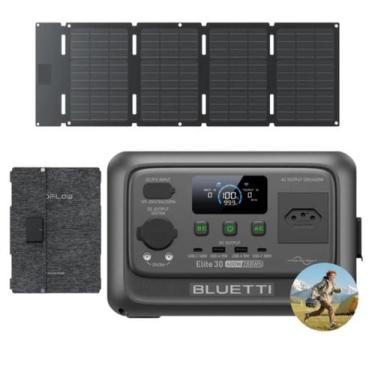 Imagem de Kit Gerador de Energia Elite30v2, 110v + Placa Solar 45w Bluetti