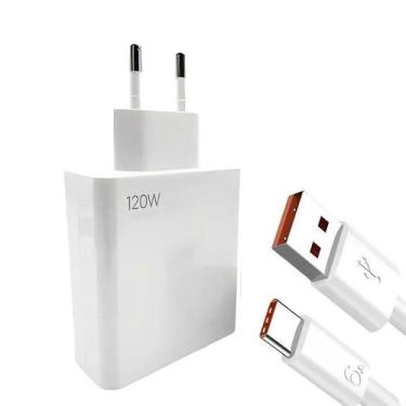 Imagem de Carregador Turbo 120w Tipo-C Compativel Com Xiaomi Redmi Poco Note Mi 