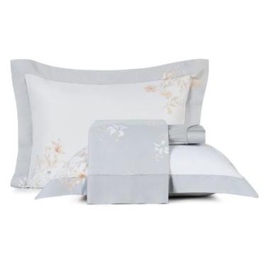 Imagem de Jogo de Cama Casal Flor de Lirio Cetim Sublime 300 Fios Altenburg