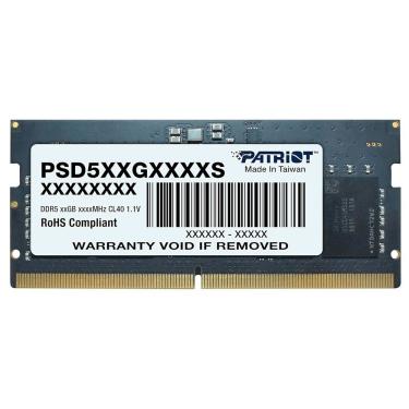 Imagem de Memória Para Notebook 32gb Patriot, Ddr5, 4800mhz - Psd532g48002s