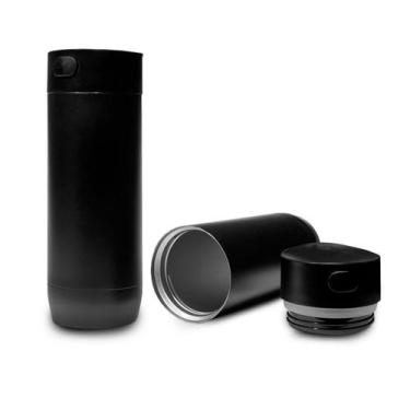 Imagem de Caneca Térmica 450ml Aço Inox Parede Dupla Café Chá C/ Tampa - ARKZ Sp