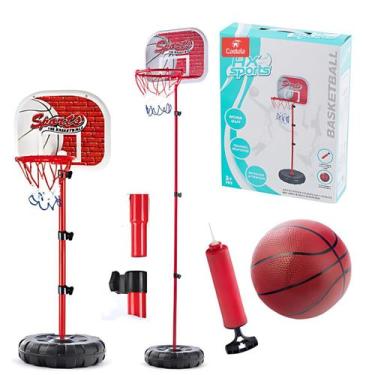 Imagem de Cesta de Basquete infantil Brinquedo Regulavel 170M - Castela