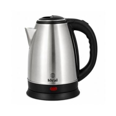 Imagem de Chaleira Elétrica Inox 1500W 1.8L Aço Inox com Base Giratória Desligamento Automático 220V