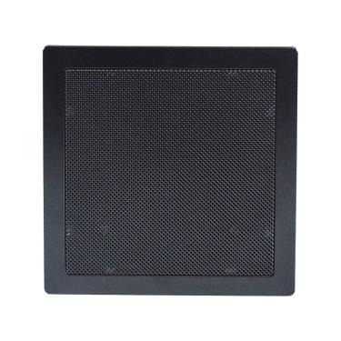Imagem de Arandela Quadrada Plástica 6 Polegadas 30RMS 8R com Difusor Integrado Preta Fiamon