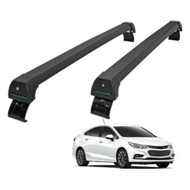 Imagem de Rack de Teto Travessa Chevrolet Cruze Hatch e Sedan a partir 2017 Pret