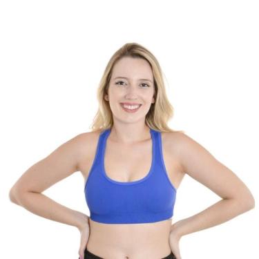 Imagem de Top Nadador Feminino Sustentação Roupa Academia Ginástica Fitness Lupo
