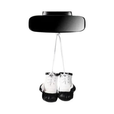 Imagem de Mini Luvas De Boxe Em Couro PU, Pingente Para Carro, Acessórios Multif