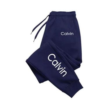 Imagem de Calças Esportivas Casuais Unissex Com Estampa, Calças Longas Com Cordã