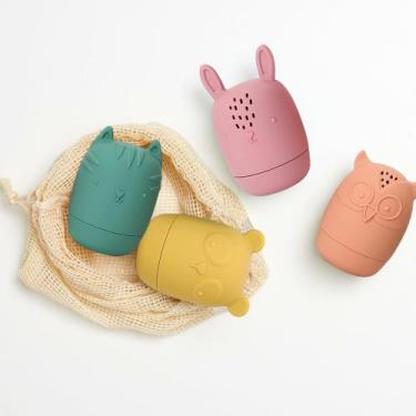 Imagem de Brinquedos de banho Bumble Bear Mold Free Silicone 6-12 meses ou mais