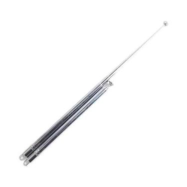 Imagem de Aço inoxidável telescópico Rod Antena, FM AM Radio, Super Signal, 10 S