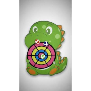 Imagem de Alvo Dino Tiro ao Alvo Bola tiras autocolantes Infantil - Congratulati