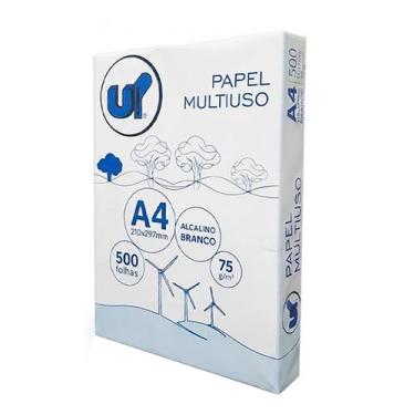Imagem de Pacote De Papel Up A4 Sulfite Resma 75g 500 Folhas Brancas - Lojas Isa