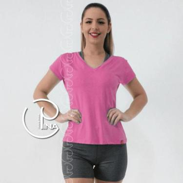 Imagem de Camiseta Poliamida Dry Fit Seca Fácil P M G GG PINA , M, Rosa