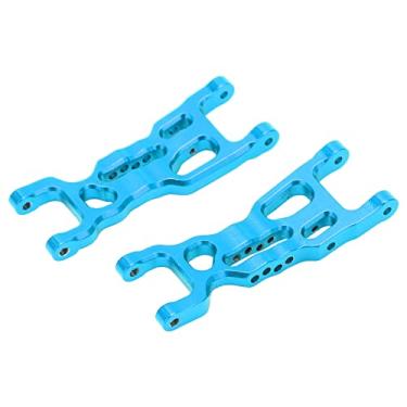 Imagem de Braço de suspensão inferior frontal RC, substituição durável do braço inferior frontal RC para Mini-T 2.0 2WD para caminhão de estádio 1/18 RC(azul)