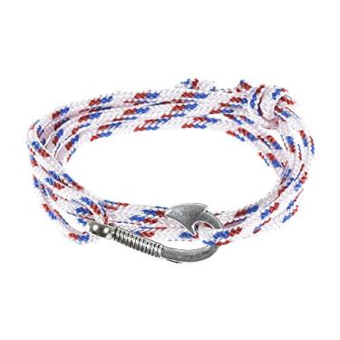 Imagem de West Coast Paracord — Pulseiras femininas ajustáveis com âncora náutica e anzol – Feito de corda de nylon