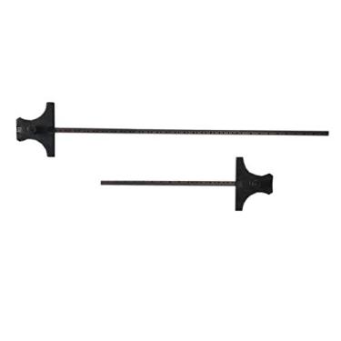 Imagem de Régua de aço inoxidável, calibre de profundidade, métrica e imperial, 15 mm + 300 mm