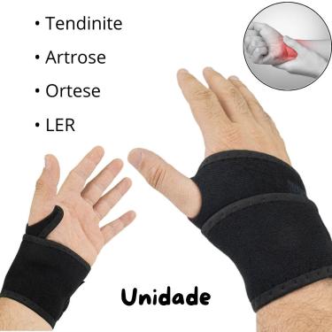 Imagem de Munhequeira De Pulso Neoprene Proteção Para Punho Ajuste R43