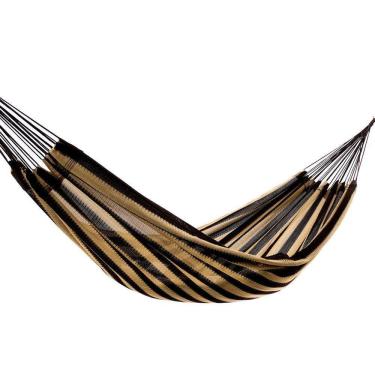 Imagem de Rede de Dormir Amazonas Nylon Listrado Modelo Café