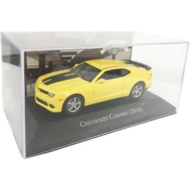 Imagem de Miniatura Camaro Amarelo 2014 Coupê Chevrolet Clássico 1:43 - Altaya