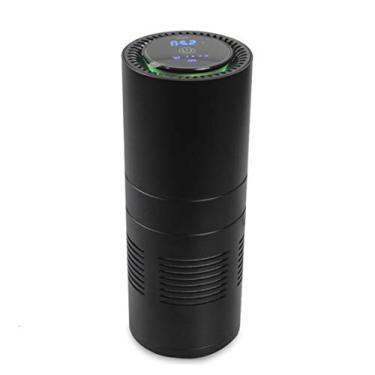 Imagem de Mini purificador de ar para carro difusor de aroma filtro HEPA purificador de ar PM2,5 Sensor remove pó de formaldeído para materiais de carro de escritório em casa