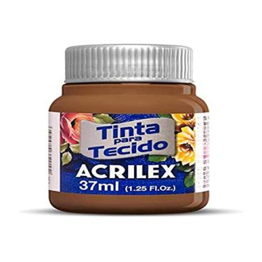 Imagem de Tinta Para Tecido Fosca, Acrilex, Marrom Café, 37 ml