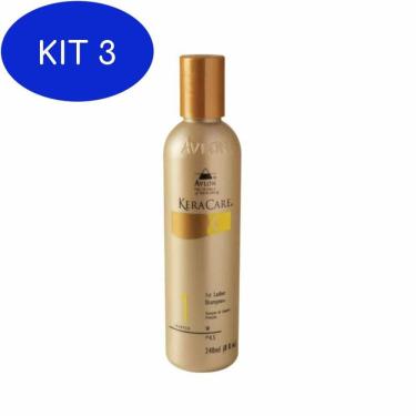 Imagem de Kit 3 Shampoo Avlon Keracare First Lather 240ml