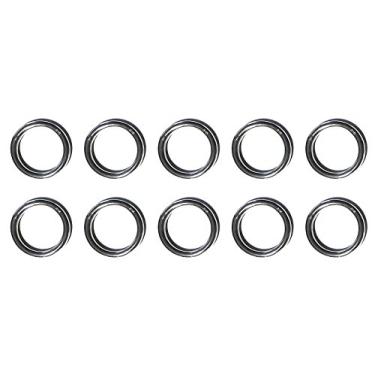 Imagem de 10 peças de aço inoxidável 316 anel redondo soldado 3/16" x 1 3/8" (5 mm x 35 mm) grau marítimo