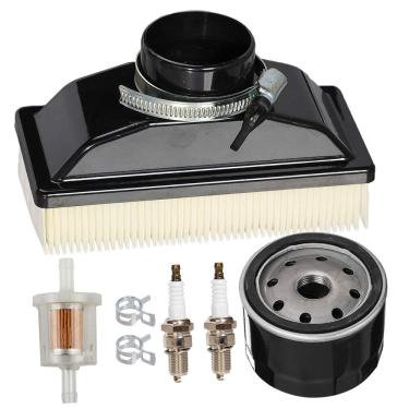 Imagem de Filtro de ar HIFROM, filtro de óleo, vela de ignição, filtro de combustível, kit de afinação compatível com motores de 4 ciclos Kawasaki FR541V FR600V 11013-0727 11013-7050 999-0383 cortador de grama