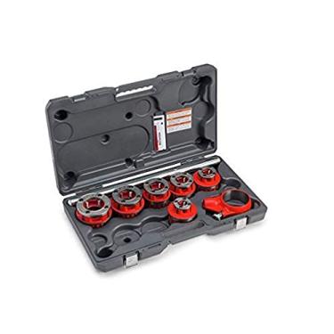 Imagem de RIDGID 36475 Modelo 12-R Conjunto de passador de tubo de catraca exposto com estojo de transporte