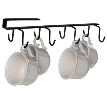 Imagem de Porta Xícaras Aramado Tag Preto