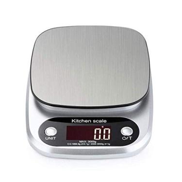 Imagem de balanças eletrônicas balanças de cozinha, balanças de cozinha eletrônicas, função de contagem de display de alta definição de alta definição de lcd de aço inoxidável de precisão