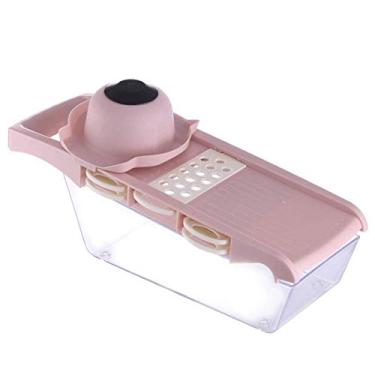 Imagem de fatiador de frutas e vegetais, cortador de frutas picador multifuncional, mandolina profissional de aço inoxidável, melhor para fatiar alimentos, frutas e vegetais