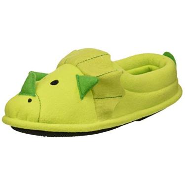 Imagem de Dearfoams Pantufa feminina infantil, Verde, 2-3 M US Big Kid