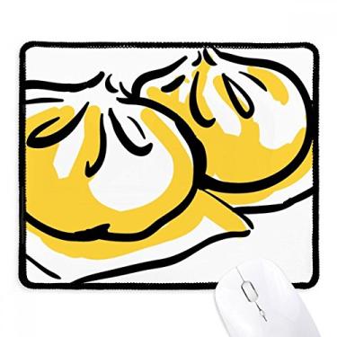 Imagem de Chinês prato chinês padrão delicioso mousepad borda costurada tapete de borracha para jogos