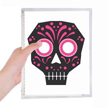 Imagem de Caderno de ilustração da cultura nacional do México com olhos de rosa e diário de folhas soltas