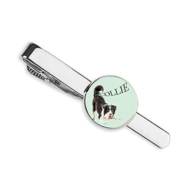 Imagem de Border Collie Farm Gravata com clipe de gravata para animais de estimação