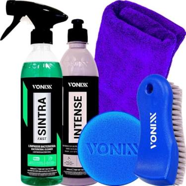 Imagem de Kit Limpeza Plastico Intense Sintra Fast Escova Macia Vonixx