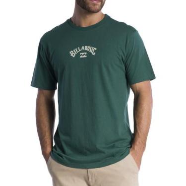 Imagem de Camiseta Billabong Mid Arch Plus Size Sm24 Masculina Verde