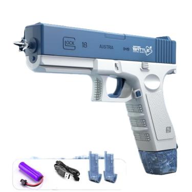 Imagem de Pistola de Água Elétrica Glock G20 10m Azul